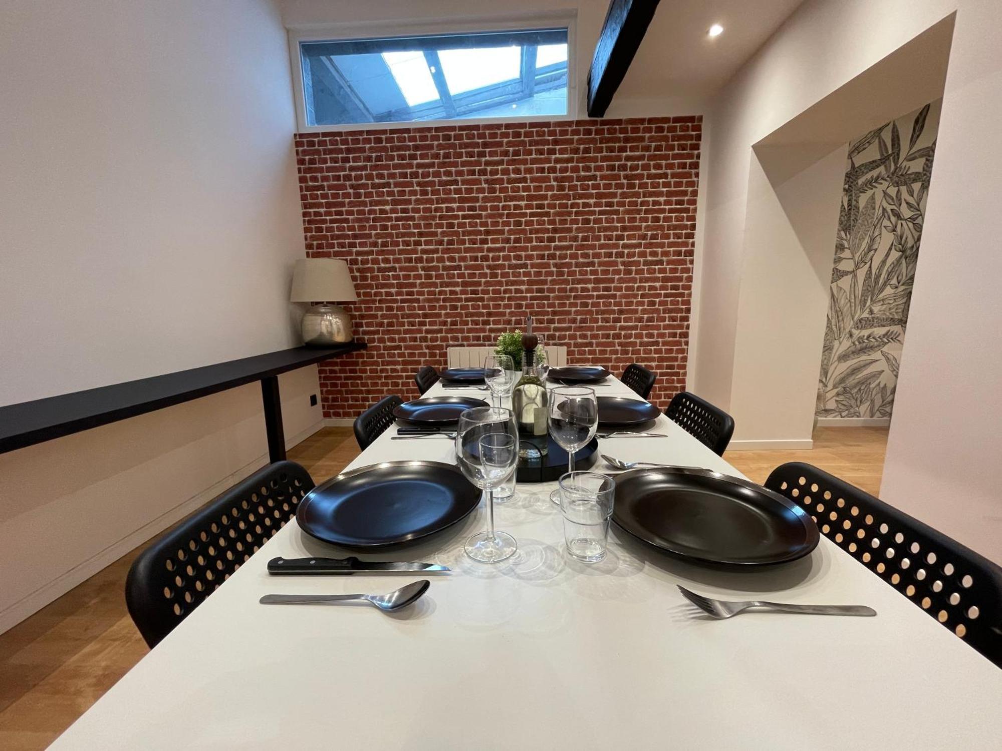 Les 3 Suites - 6 Personnes - 3 Chambres Avec Sdb Privatives Lens Bagian luar foto