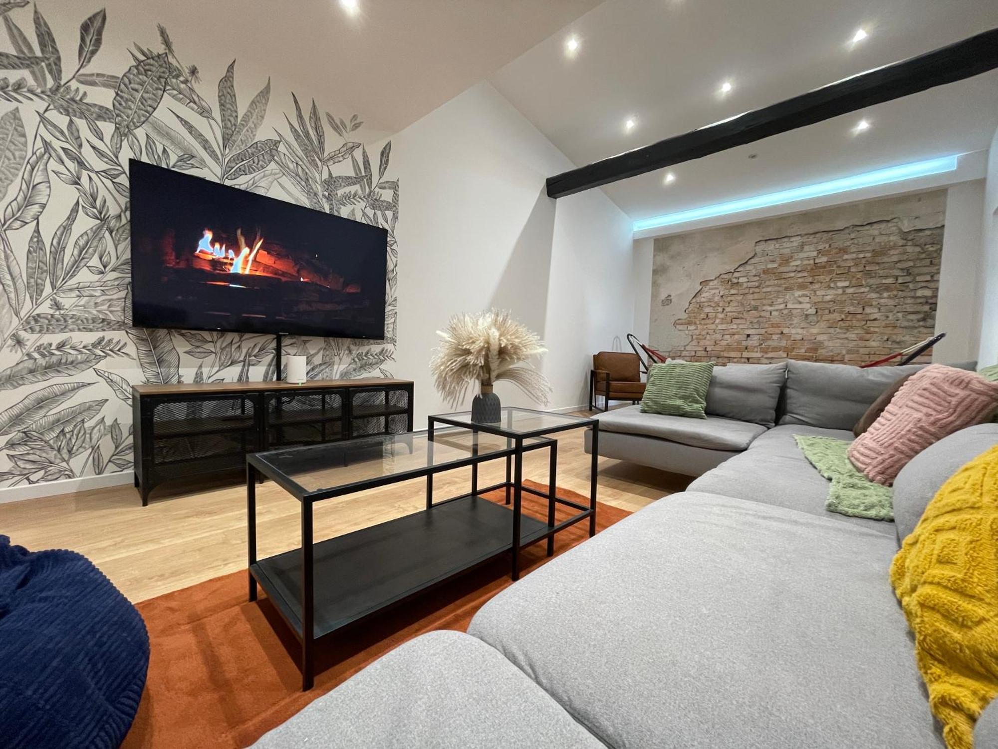 Les 3 Suites - 6 Personnes - 3 Chambres Avec Sdb Privatives Lens Bagian luar foto